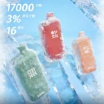 正品崧SONG A38冰果系列/崧冰砖一键冰爽功能17000口一次性电子烟-多口味可选